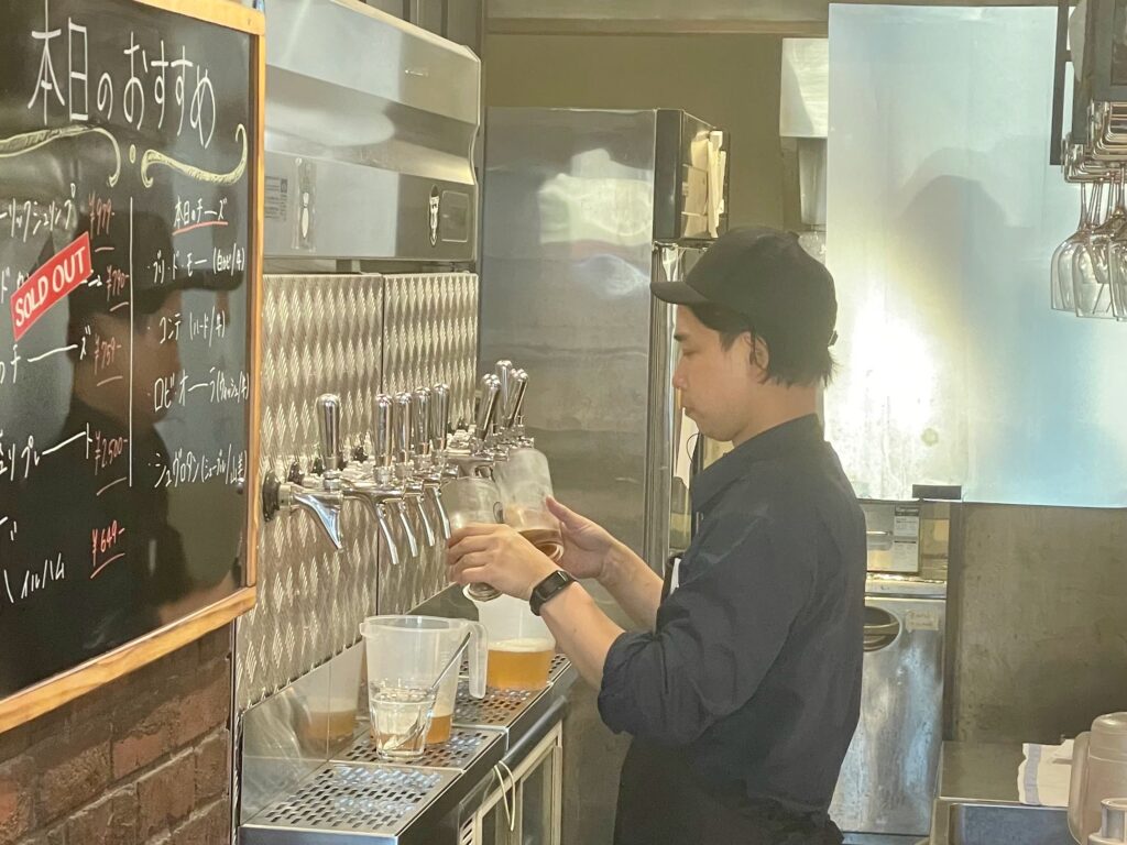 柴田屋酒店のビール