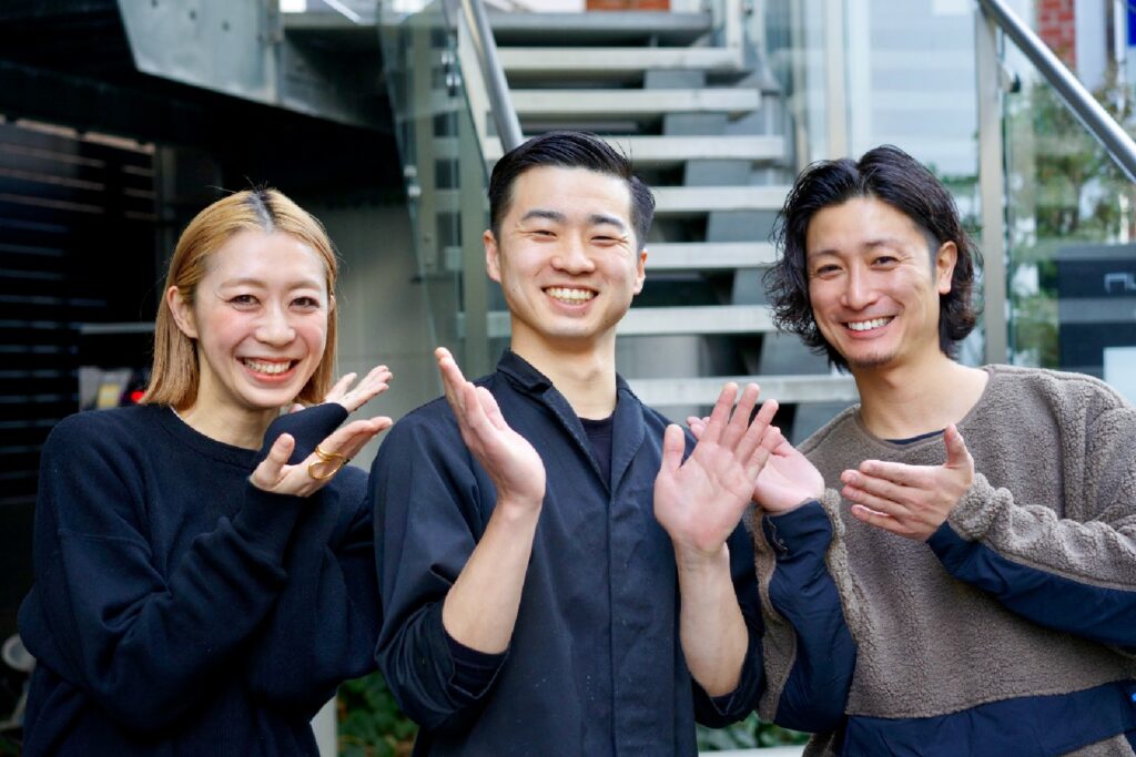 赤坂 港かっぽれ 店長 浅田さんとトレタメンバー