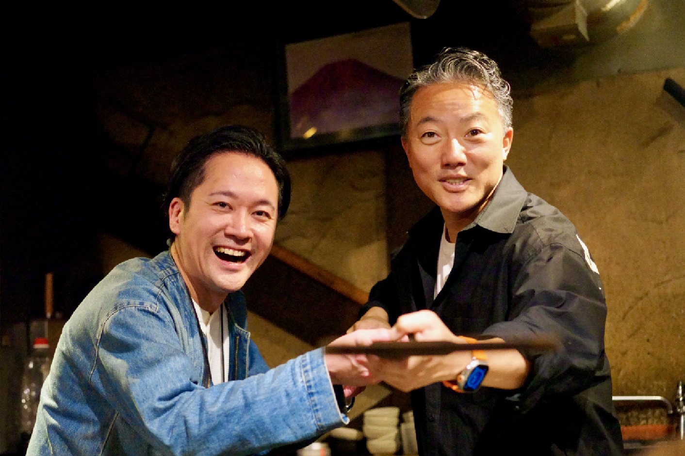 株式会社MUGEN 代表取締役 内山正宏さん　統括店長 長部将基さん
