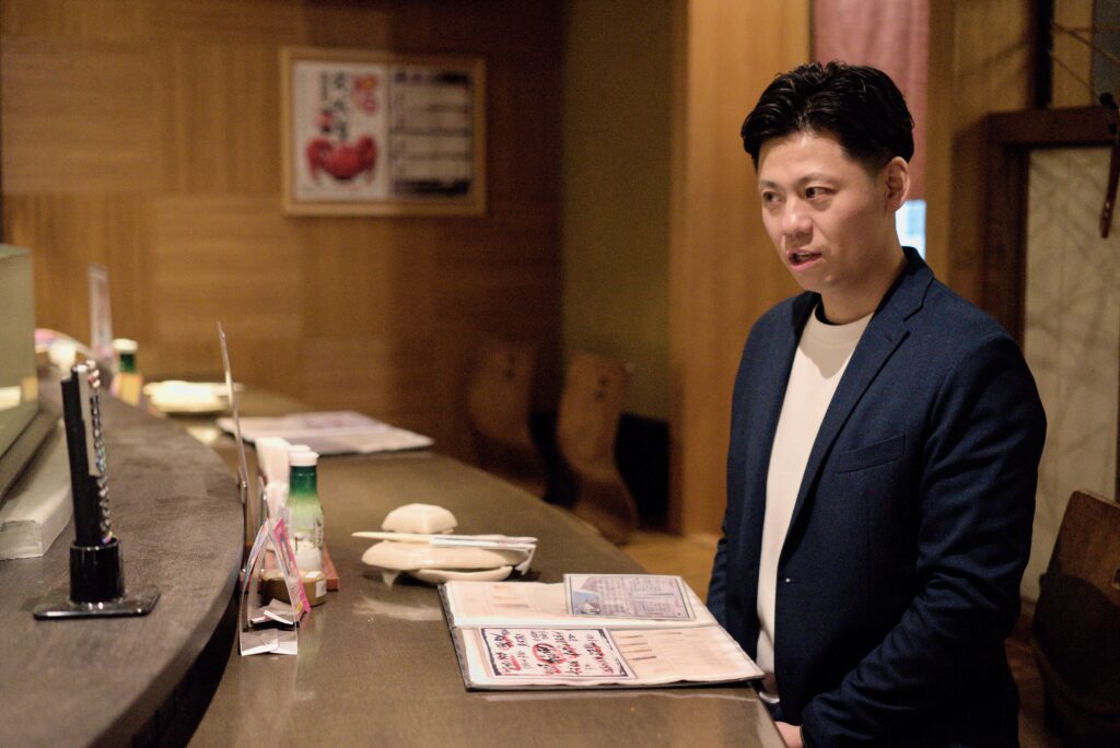 炉ばた居酒屋はたご家 代表 白幡さん