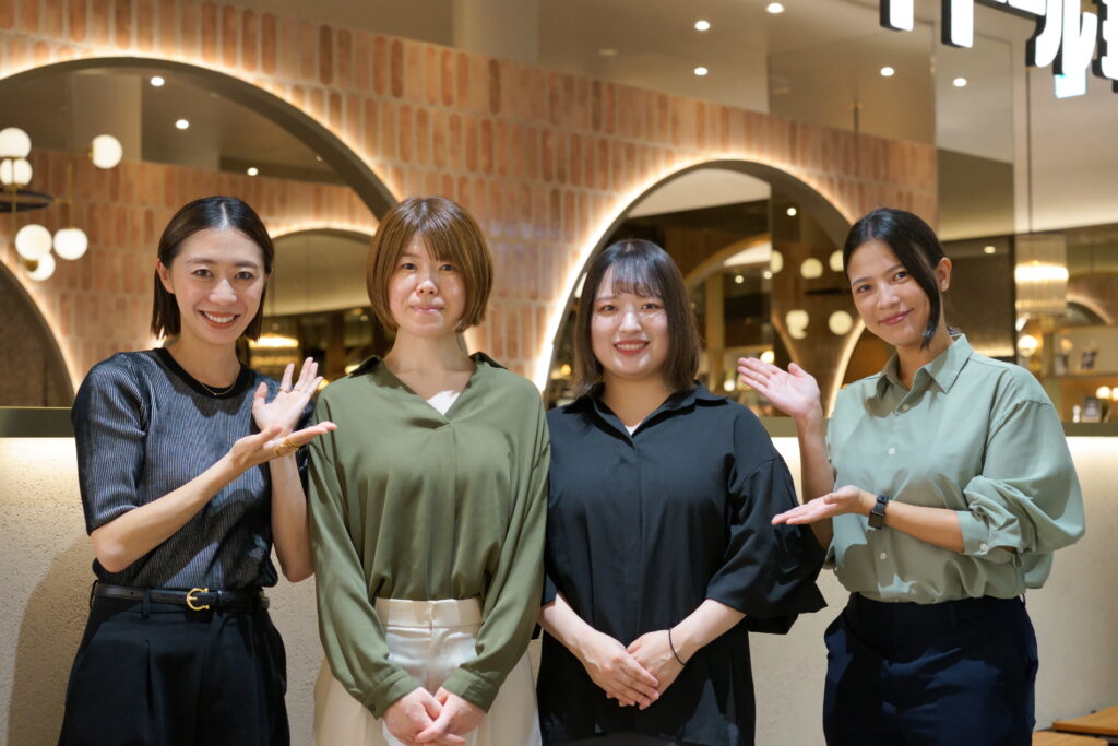 株式会社ドトールコーヒー 新規事業本部　新規企画推進課 加部さん 内田さんとトレタメンバー