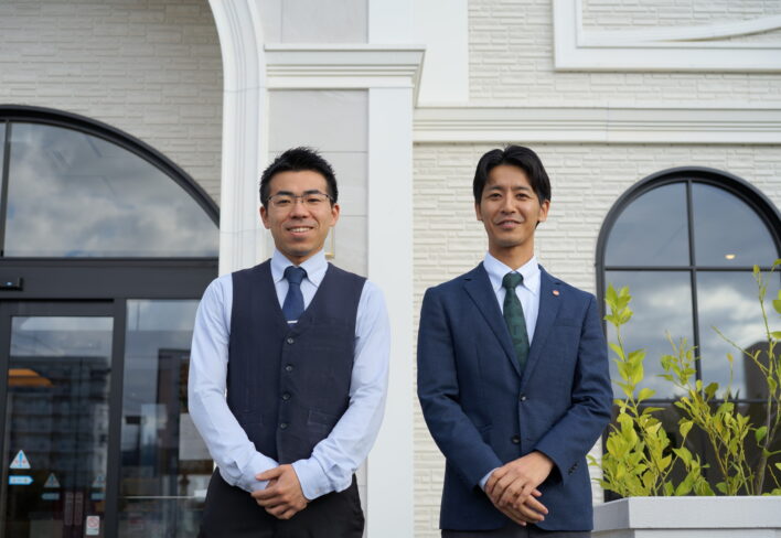 株式会社赤門 マーケティング部 販促広報課 課長 高橋亮太さん 焼肉赤門 作新台店 店長 松浦涼さん