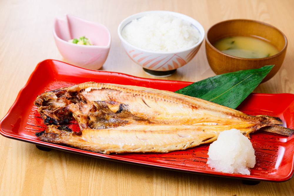 熟成真ほっけ開き定食